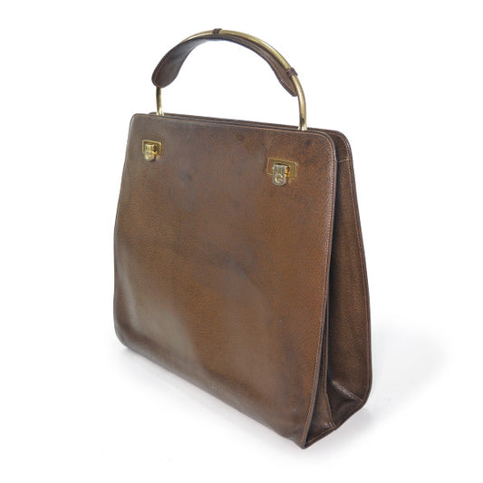 OLD Gucci 激レア!!飛び出るブリーフバッグ(茶)