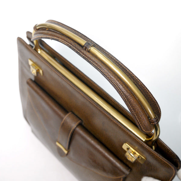 OLD Gucci 激レア!!飛び出るブリーフバッグ(茶)