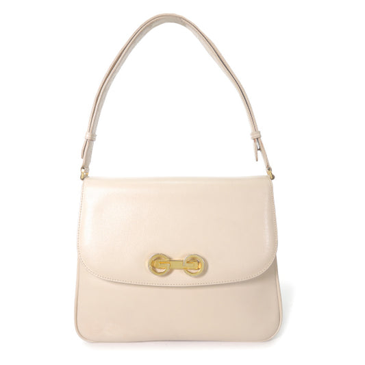 OLD Gucci <訳あり>60sアイボリー2WAYGGショルダー