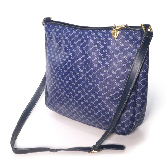 OLD Gucci 70sマイクロGG大型ショルダー(青)