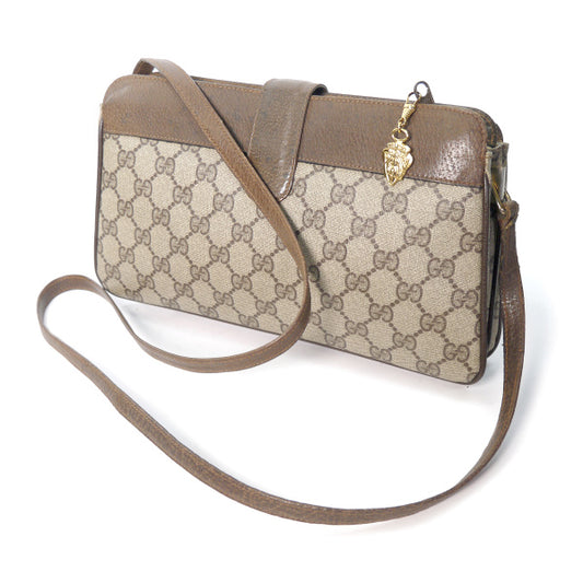 OLD Gucci ミニシェリー3層ショルダー(茶)