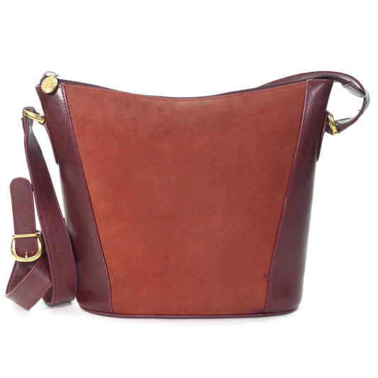 OLD Gucci バケツ型ショルダー&長財布セット(ボルドー)