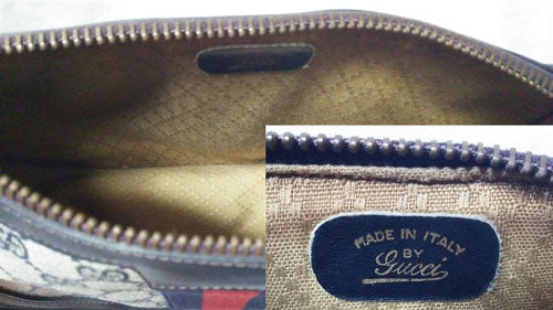 OLD Gucci 半円ワンショルダー(青)