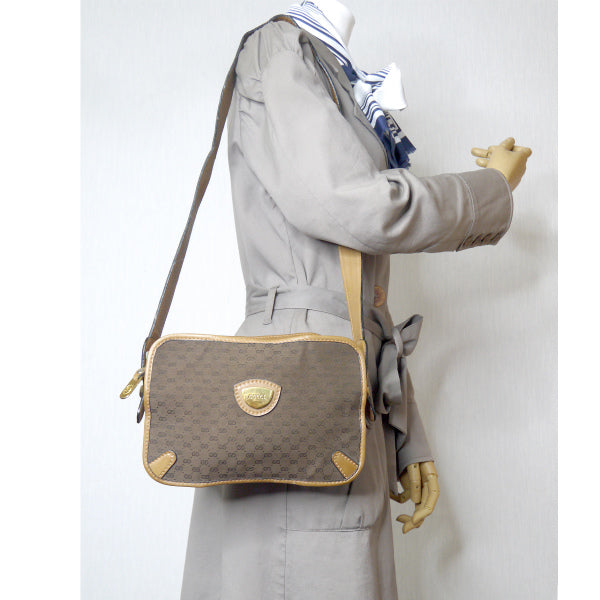OLD Gucci マイクロGG カメラショルダー(茶)