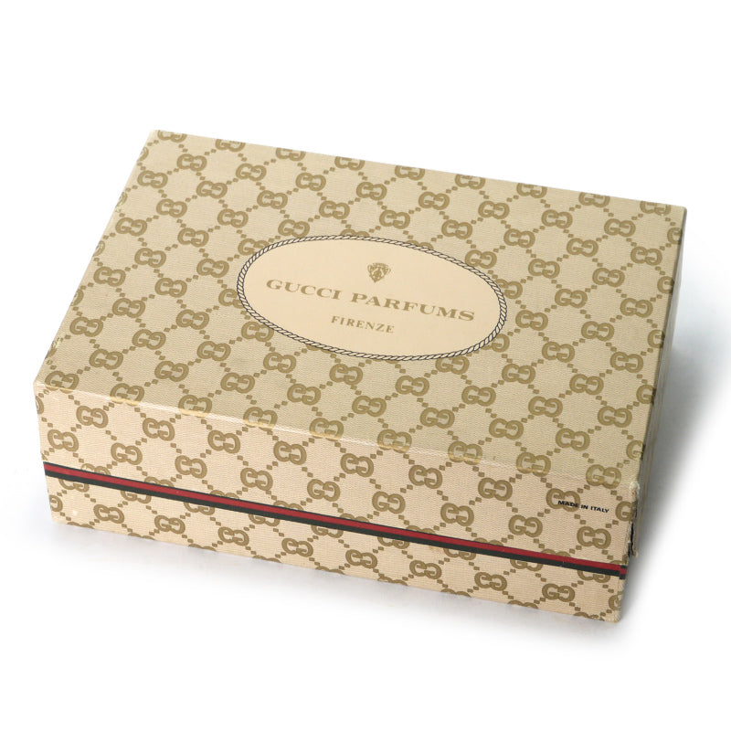 OLD Gucci 縦シェリー キャンバスショルダー(黒/箱付き)