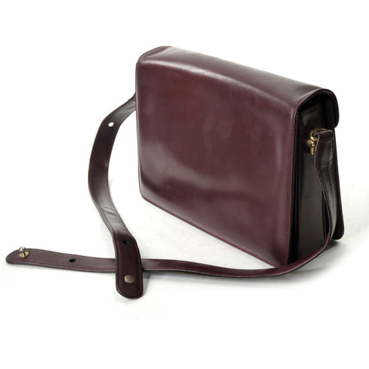 OLD Gucci 60s! ラピス総革製お宝バッグ(ボルドー)