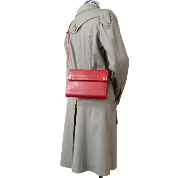 OLD Gucci 2WAYレザーミニバッグ(赤)