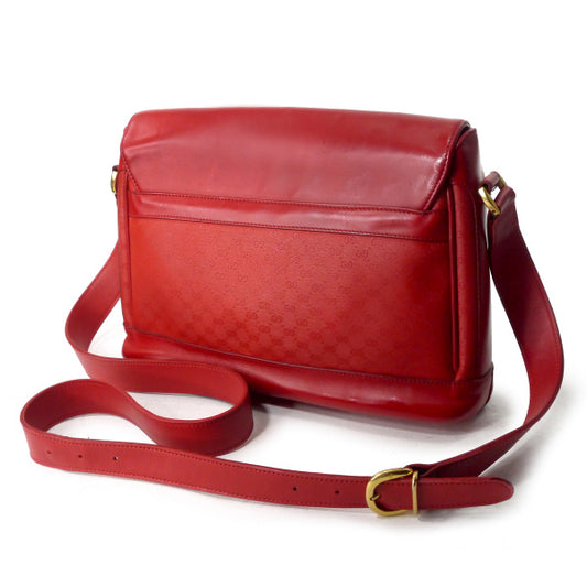 OLD Gucci ホースシュー金具マイクロGGショルダー(赤)