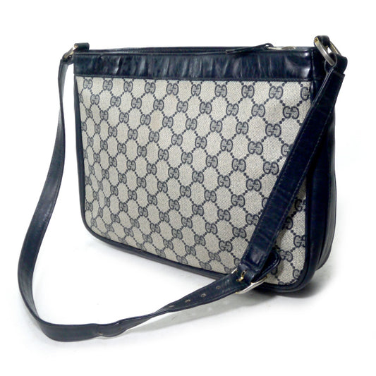 OLD Gucci レア!!ビット金具×シェリーショルダー(青)