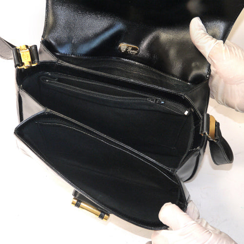 OLD Gucci 2Way牛カウ ショルダー(黒)