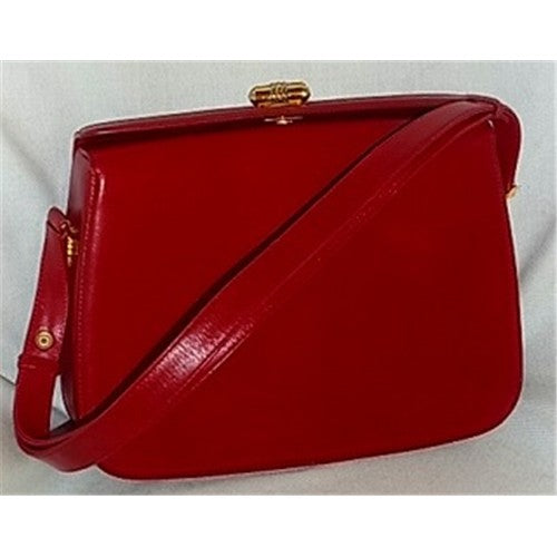 OLD Gucci 赤革ショルダー