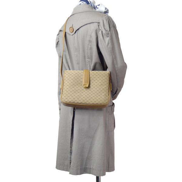 OLD Gucci 70sマイクロGGジャガードショルダー