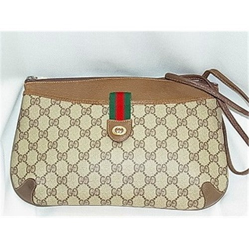 OLD Gucci 茶横長ショルダー