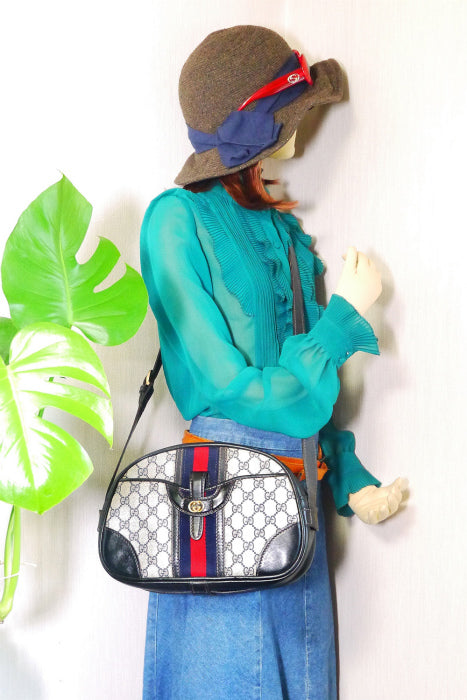 OLD Gucci UFO青ショルダー