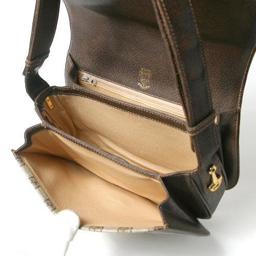 OLD Gucci 2Way丸フォルムショルダー(茶)