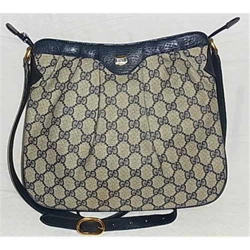 OLD Gucci ギャザーショルダー(青)