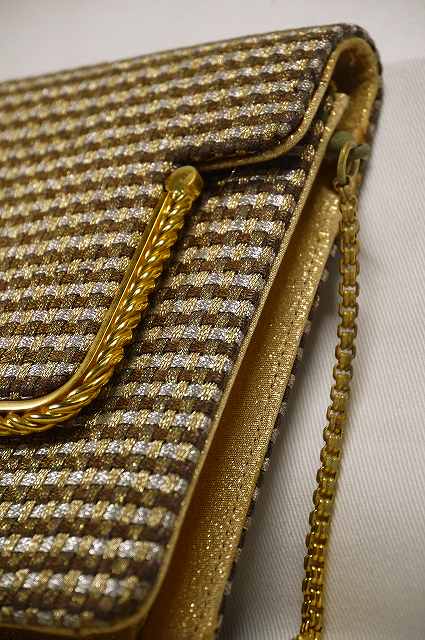 OLD Gucci 金銀チェーンショルダー