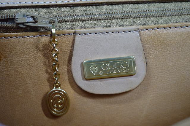 OLD Gucci キャメルループショルダー