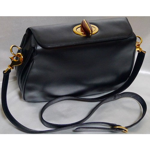 OLD Gucci ウッド2Wayショルダー(黒)