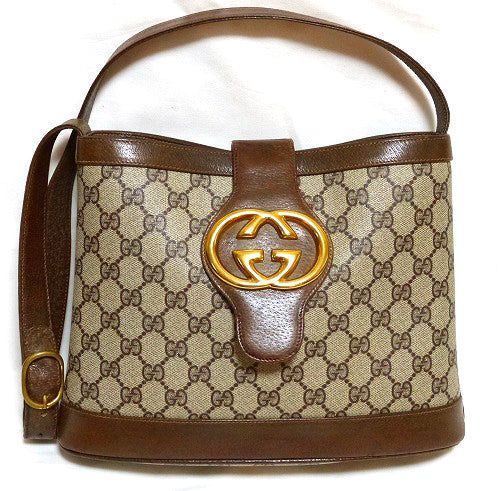 OLD Gucci G金具バケツ型ショルダー