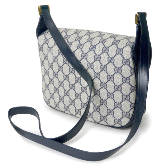 OLD Gucci シェリーショルダーバッグ(紺)