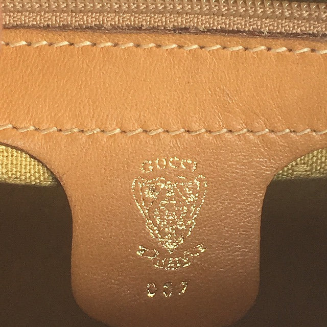 OLD Gucci UFOショルダー(マイクロGG・キャメル)