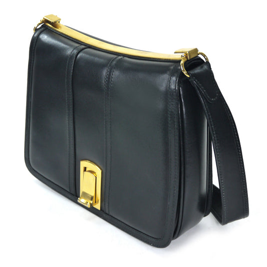OLD Gucci 総革スライドロックショルダー(黒)