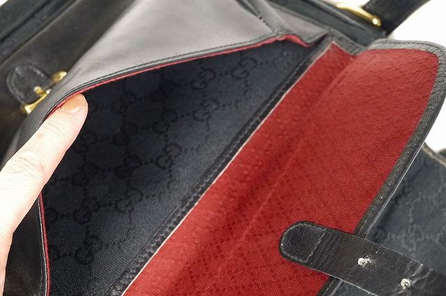 OLD Gucci ビット カメラショルダー(黒)
