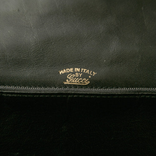 OLD Gucci 2Way縦シェリー革ショルダー(黒)