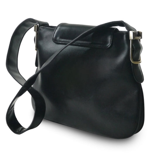 OLD Gucciー1973モデル総革ワンショルダー(黒)