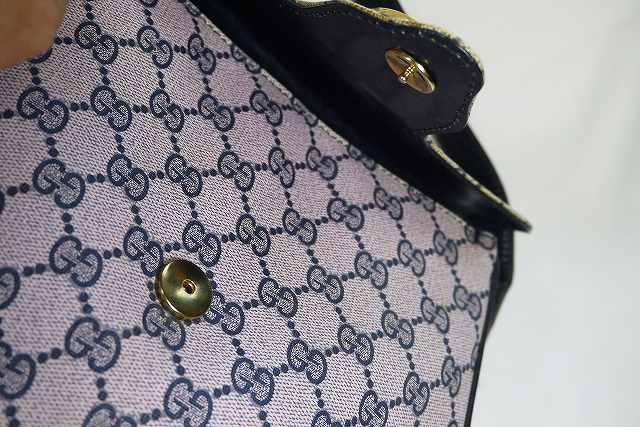 OLD Gucci ビット金具ワンショルダー(薄ピンク)