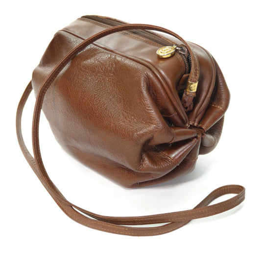 OLD Gucci 総革キャンディポシェット(茶)