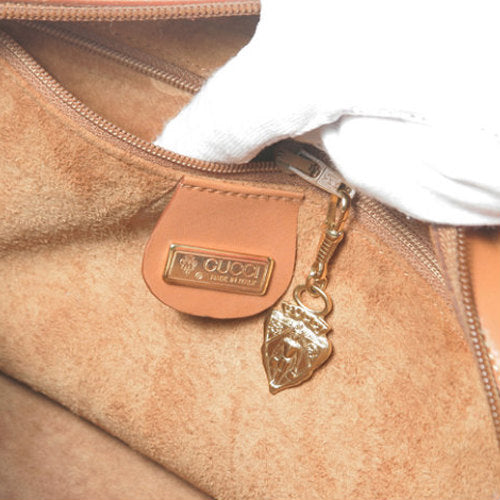 OLD Gucci 総皮ポシェット(キャメル)