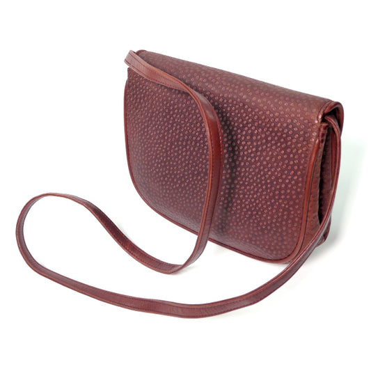 OLD Gucci 2WAYパンチングショルダー(ボルドー)