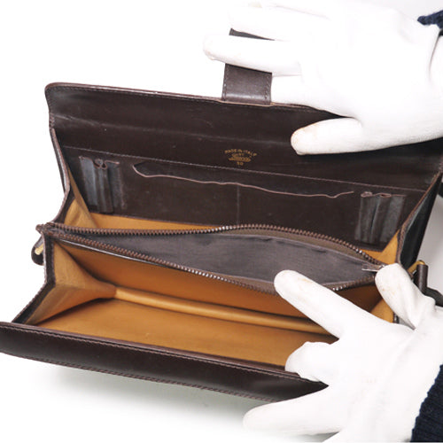 OLD Gucci 70s!激レア スクエアGGショルダー(濃茶)