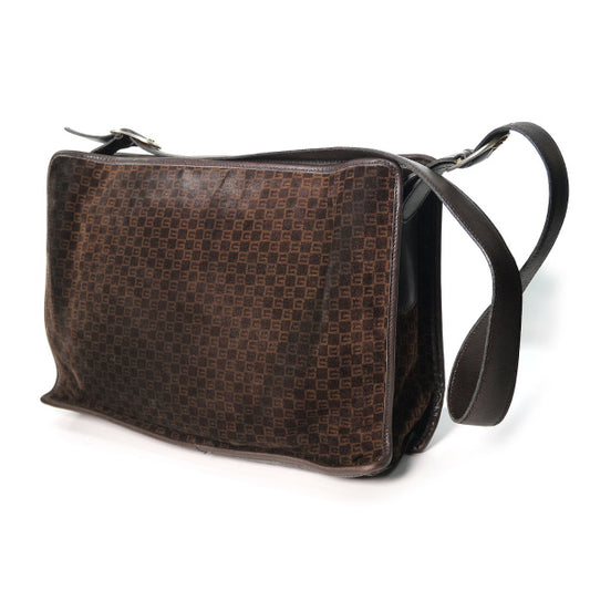 OLD Gucci 70s激レア!!スクエアGG大型ショルダー(濃茶)