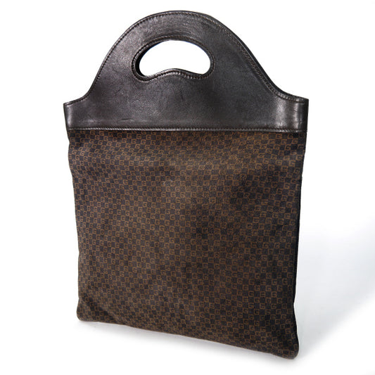 OLD Gucci スクエアGGクラッチ&ブリーフバッグ(濃茶)