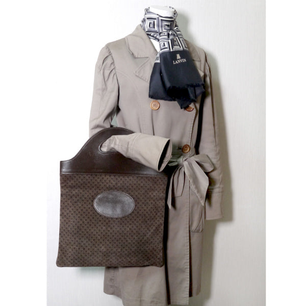 OLD Gucci スクエアGGクラッチ&ブリーフバッグ(濃茶)