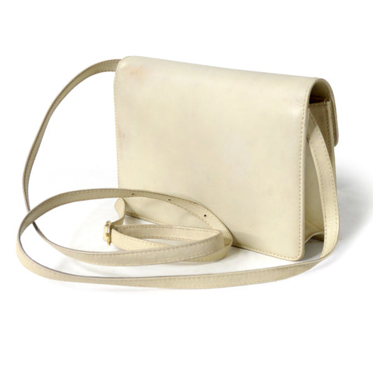 OLD Gucci レア!タイガーアイ 本革2WAYバッグ(アイボリー)