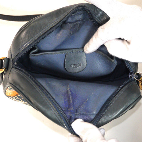 OLDGucci シェル柄ネイビーショルダー