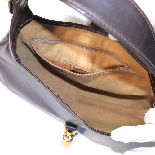 OLD Gucci ジャッキーショルダー(総皮・茶)