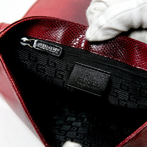 Gucci リザードミニショルダー(赤)