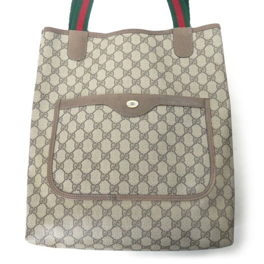 OLD Gucci 定番トートバッグ(茶)