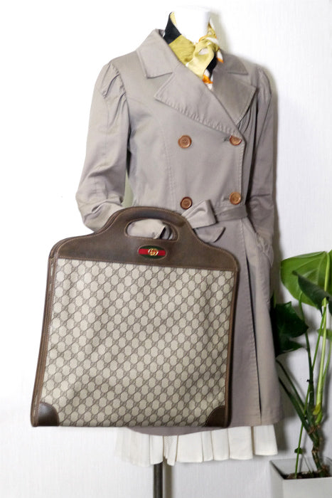 OLD Gucci 激レア!ブリーフケース(茶)