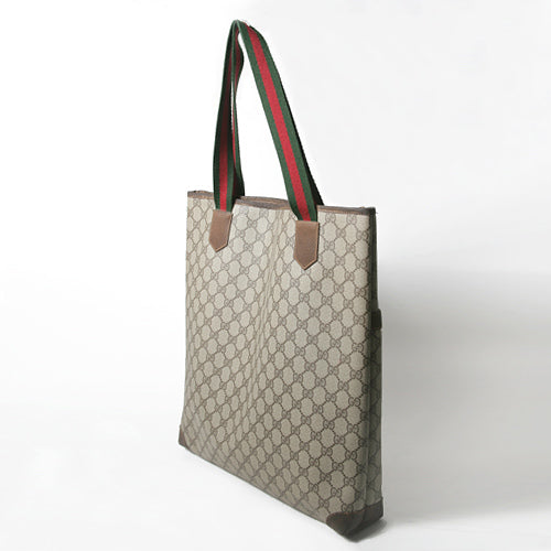 OLD Gucci 大型ファスナートート(茶)