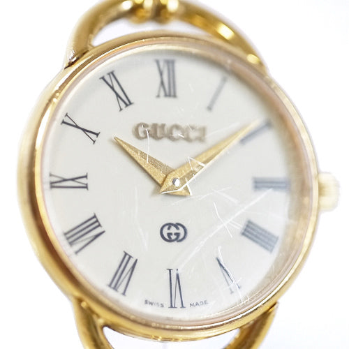 OLD Gucci <訳アリ>蛇腹ホースビット時計