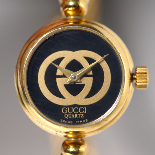 OLD Gucci インタロッキングGバングルウォッチ