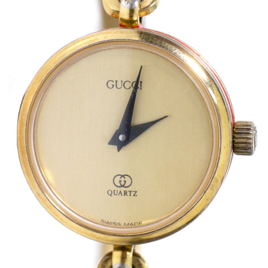 OLD Gucci <訳あり>シェリー バングルウォッチ(ゴールド)