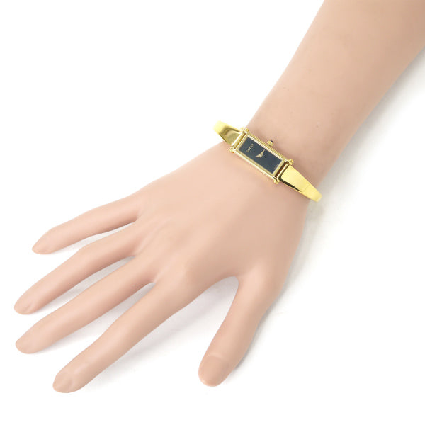 OLD Gucci ブラックフェイス バングルウオッチ