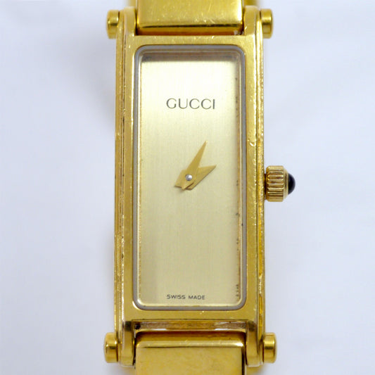 OLD Gucci ホースビットバングルウオッチ(ゴールド)
